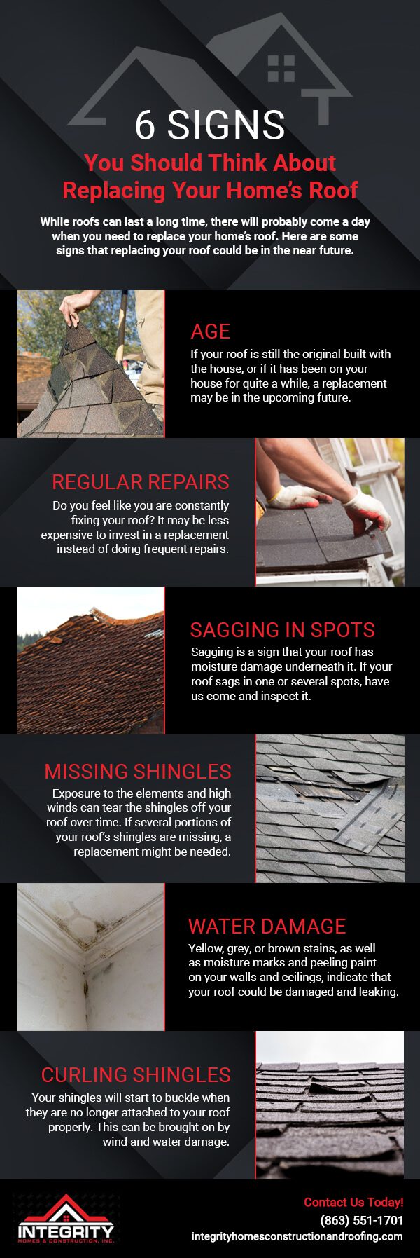 Six Signs You Should Think About Replacing Your Home’s Roof